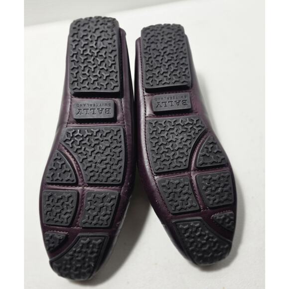 Bally PIEVO Mens Burgundy Slip On Loafer Leather Driving Moc B Logo US7.5/40.5EU main image 2